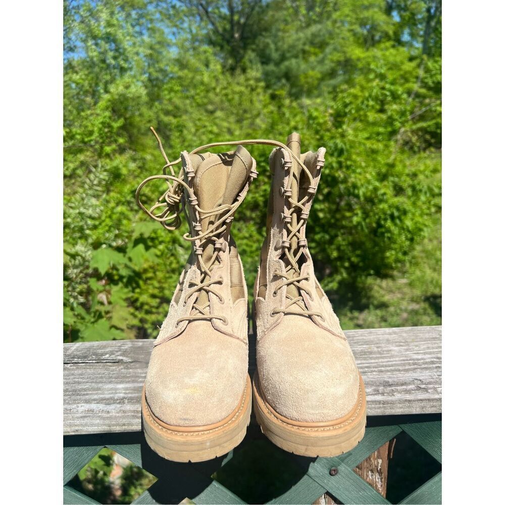 UFCW 8430 Womens Military Army Desert Combat Boots Steel Toe Vibram Sole Sz 5 XW - Picture 7 of 8